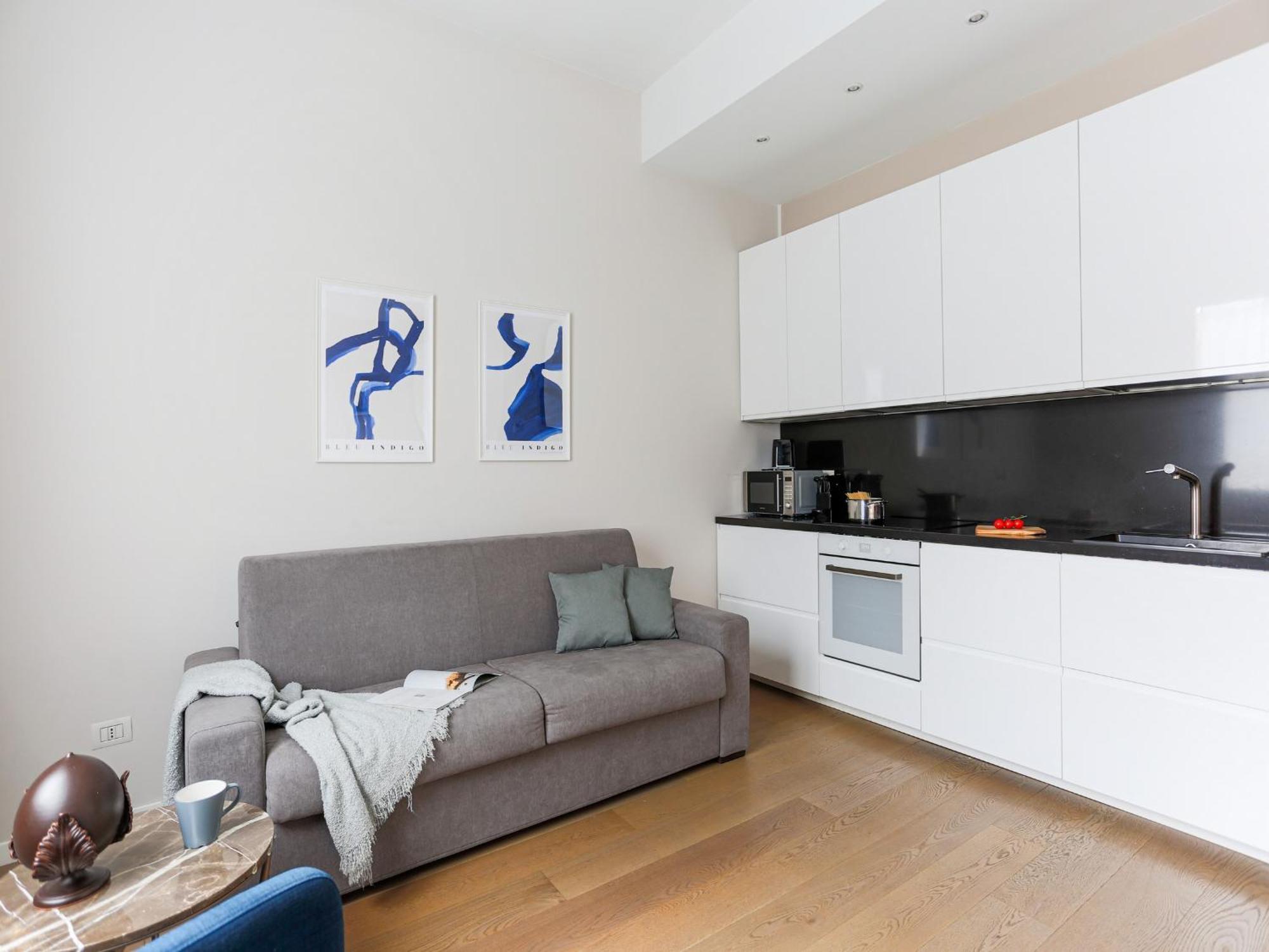The Best Rent - One-Bedroom Apartment In Moscova Milán Exteriér fotografie
